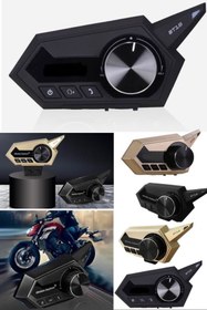 Resim Utelips Bluetooth Motorsiklet Kask Kulaklık Kablosuz Kask Interkom Kulaklık Motosiklet Kulaklık Ahizesiz 