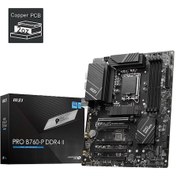 Resim MSI Pro B760-P DDR4 II Intel B760 5333 MHz (OC) DDR4 Soket 1700 ATX Anakart 