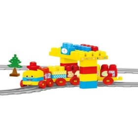 Resim Osense 5221 Oyuncak Tren Set 58 Parça 