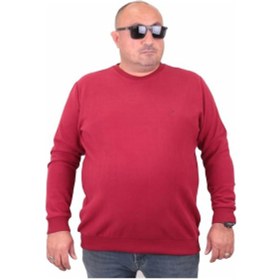 Resim Starbattal Büyük Beden Selanik Classic Sweat 23200 Bordo-Bordo 