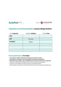 Resim GMC için Cam Kriko Dişlisi 