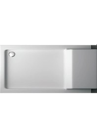 Resim Shower 90X110 Dikdörtgen Oturmalı Flat Duş Teknesi 