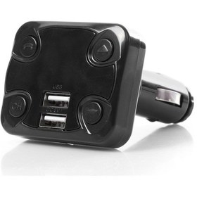 Resim Paleon 3İn1 Bluetooth Araç Kiti Fm Transmitter Usb Tf Kumandalı 