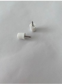 Resim Plastik Çivili Raf Pimi Beyaz 