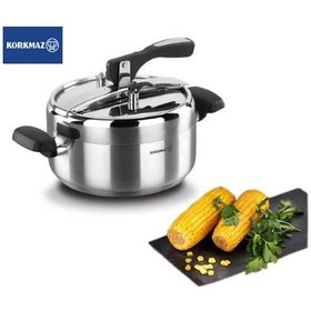 Resim Korkmaz Turbo Düdüklü Tencere 5.0 L - A155 