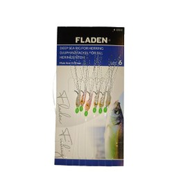 Resim Fladen F1279-6 Sabiki Lumi Shrimp Kanca No:6 6lı Lüfer Palamut Uskumru Çaparisi 
