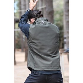 Resim Softshell Yelek Erkek Rüzgar Geçirmez Su Itici Nefes Alabilir FY82 Fiyort Kenai Outdoor 