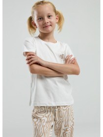 Resim Arnetta Kız Çocuk Beyaz Pijama Takımı Beyaz 