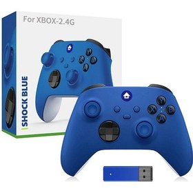 Resim Konsol Plus Xbox 9. Nesil Kablosuz PC / Android / iOS Uyumlu Oyun Kolu Mavi 