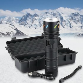 Resim El Feneri Led USB ŞARJLI-Ultra Güçlü Parlak 18.650 7.200 mAh Büyük Boy El Feneri [Enerji Sınıfı A++]Ortam Lambası Deprem,Polis,Jandarma,Zabıta,Bekçi Zoom Yüksek Lümen POWERBANK (YÜKSEK PARLAKLIK) 