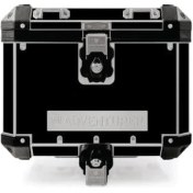 Resim Folyo Kaplama - Adventurer Motosiklet Arka Çanta Orta Mat Siyah Kaplama Sticker Etiket Modeli 