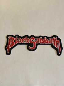 Resim StüdyoÜmitTişört Black Sabbath Logo Patch-peç,arma,kot Yaması 