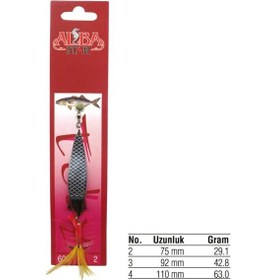 Resim Albastar 605 4Mm Turna Olta Kaşığı Standart No:4 