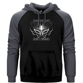 Resim Babymetal Legends, Baptism Çift Renk Reglan Kol Sweatshirt / Hoodie - S / Gri 