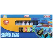 Resim My Dido Akrilik Boya Set 12 Renk 9 ML Tüp MY14 