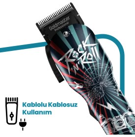 Resim Goldmaster Rock GM-8179 Saç Sakal Şekillendirici 