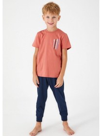 Resim Rolypoly Roly Poly 3019 Garson Afterwave Erkek Çocuk Kısa Kol Pijama Takım 001 