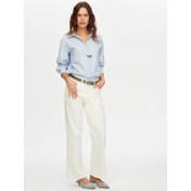 Resim Faik Sönmez Wide Leg Fit Likralı Kadın Jean Pantolon W26JPN011 (UW26JPN011) 