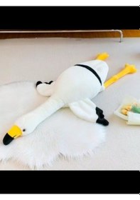 Resim Flamingo Peluş Uyku Arkadaşım Beyaz 