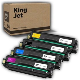 Resim Kingjet Samsung Uyumlu Clt-k504s Standart Kapasiteli 4 Renk Takım Çipli Muadil Toner Clx-4195fn 