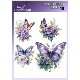 Resim Ütü İle Rub On Transfer Kağıdı - No: 10 30x30 Cm 