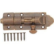 Resim Paslanmaz Silindir Kilit Yüksek Sertlik Pirinç Antika Sürgülü Kapı Kilidi Pencere Gardırop Mobilyaları İçin 