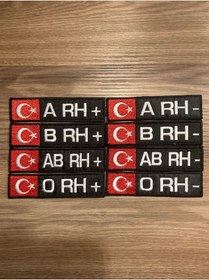 Resim StüdyoÜmitTişört 0 RH (-) Negatif Model-2 Kan Grubu Patch,Peç,Arma,Logo Ve Kot Yaması (cırt Hediyeli) 