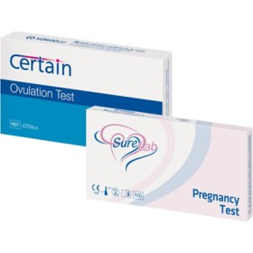 Resim Certain Ovulasyon 12 Adert + Surelab Hamilelik Testi 2 Adet 