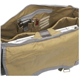 Resim Ful Usa Red Label Serisi Ampt 17" Laptop Postacı Omuz Çantası (435676805) Gri 