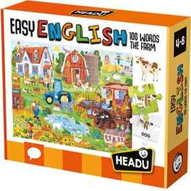 Resim Headu Easy English 100 Words Farm 