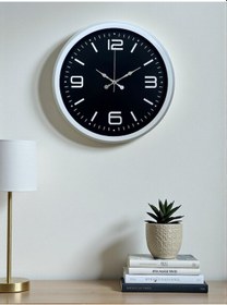 Resim Prime White 40 Cm Metal Modern Duvar Saati Açık 