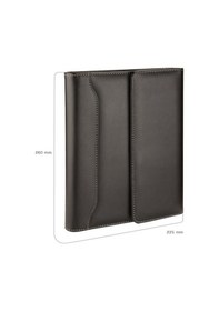 Resim Organizer Ajanda Tarihsiz Kareli 22x26 CM - Siyah 