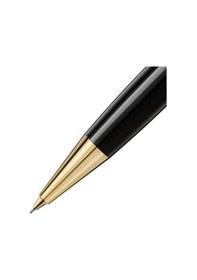 Resim Montblanc Meisterstück Classique Altın Kaplama Kurşun Kalem 0.5 M Siyah 