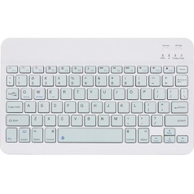 Resim Springsun 10 " Kablosuz Üç Sistemli Evrensel Renkli Şarj Edilebilir Bluetooth Klavye 