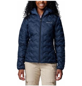 Resim Columbia Delta Ridge Iı Down Hooded Jacket Kadın Outdoor Mont Wk2769 Lacivert 
