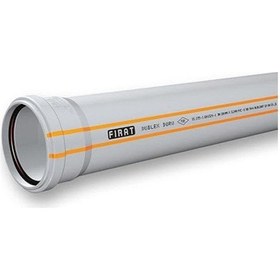 Resim Fırat 70 1000 Pvc Boru 3.2 Mm Dublex Fittigs 