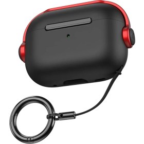 Resim Airpods 3 (3.nesil) Cool Kılıf Siyahkırmızı 