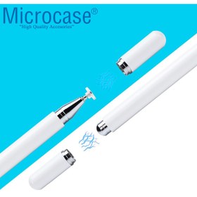 Resim Microcase Universal Telefon Tablet Ipad Disk Uçlu Stylus Pen Dokunmatik Kalem - Al3461 Beyaz 
