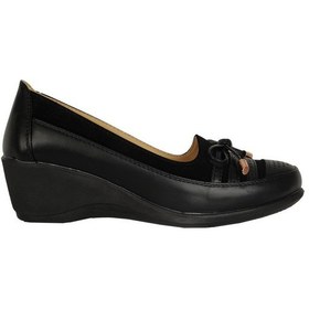 Resim Wanetti 505 Ortopedik 5cm Dolgu Topuk Günlük Bayan Ayakkabı S.Siyah 