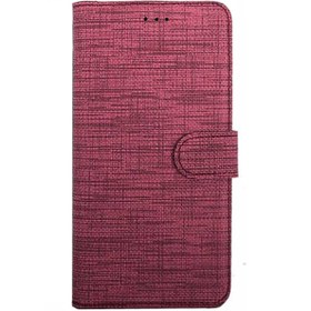 Resim Coverzone Omix X500 Standlı Kartvizitli Ve Para Gözlü Kumaş Desen Koyu Pembe 