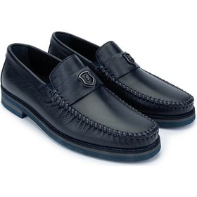 Resim Tamer Tanca Erkek Hakiki Deri Lacivert Loafer Ayakkabı 1008 3390 Erk Ayk Sk24-25 Lacı Dr Lacivert 
