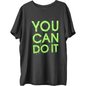 Resim Top Glory Youcan Baskılı Penye Boks Sporcu T-Shirt 