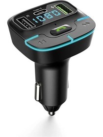 Resim hepsiibirarada PDAteknoloj F9 Araç Fm Transmitter 5.3 Bluetooth Araç Kiti Usb Type-C Hızlı Şarj Çıkışlı Çakmaklık 