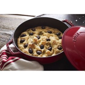 Resim STAUB La Cocotte Sote Tenceresi Döküm 24 Cm Kırmızı 