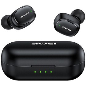 Resim Aweı T13 Pro Ipx6 Su Geçirmez Bluetooth 5.1 Spor Kulaklık, 8mm Hoparlörlü 9 Saat Konuşma Süresi Siyah T13 Pro T13 Pro 