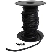 Resim srtfootcare Deri Ayakkabı Bağı (siyah) Leathercraft 1,5 Metre 