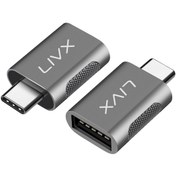 Resim Livx USB3.0 to Type C Çevirici Dönüştürücü OTG Adaptör İkili Pake 