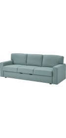 Resim IKEA Gri Modern Kanepe - 3'lü Yataklı Kanepe 