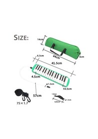 Resim 32k 32 Tuşlu Melodika Bez Çantalı Siyah Siyah 