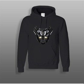 Resim Armored Dragon Logolu Siyah Sweatshirt Modeli 